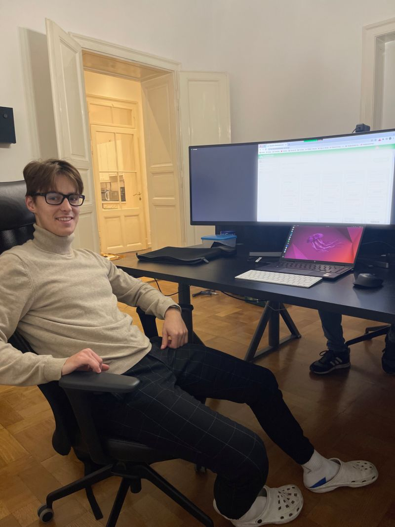 Jakub at work on Verkaufsoptimierer